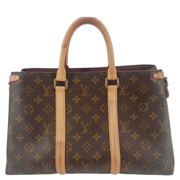 Louis Vuitton Soufflot MM Monogram Canvas Shoulder Bag Brown - Picture 3 of 16